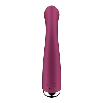 SATISFYER - SPINNING G-SPOT 1 VIBE AND ROTATOR RED