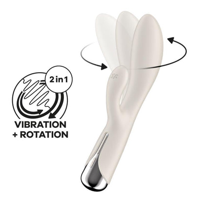 SATISFYER - SPINNING RABBIT 1 WHITE