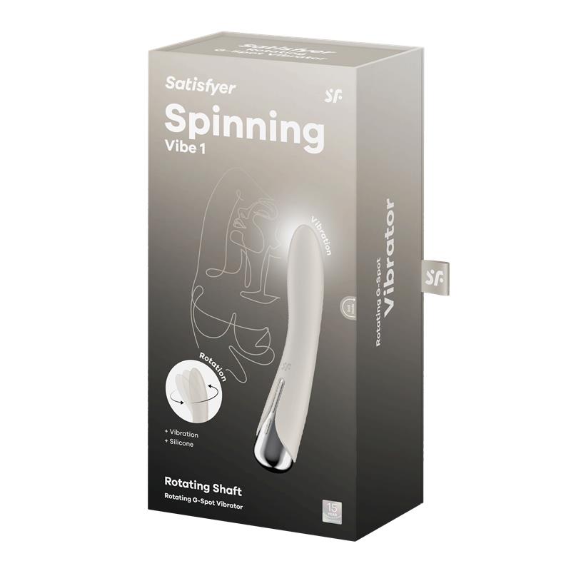 SATISFYER - SPINNING VIBE 1 BEIGE