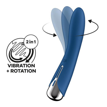 SATISFYER - SPINNING VIBE 1 BLUE