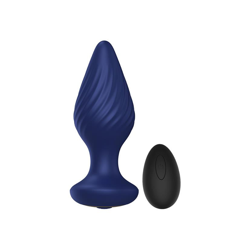 CHISA - SPIRAL BUTT PLUG WITH VIBRATION AND REMOTE