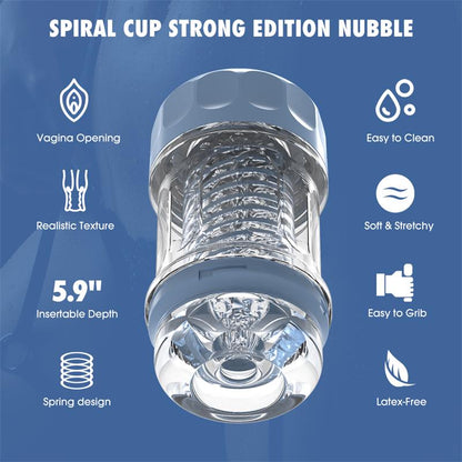 CHISA - SPIRAL CUP STRONG EDITION NUBBLE MASTURBATOR