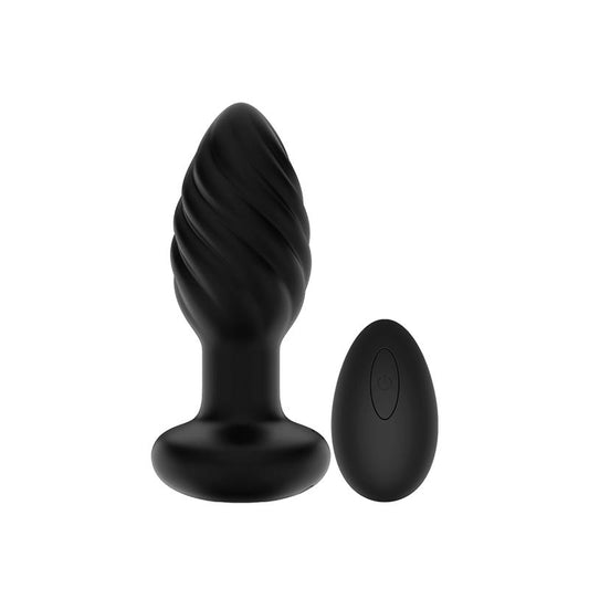 CHISA - SPIRAL MELLOW BUTT PLUG WITH VIBRATION AND REMOTE