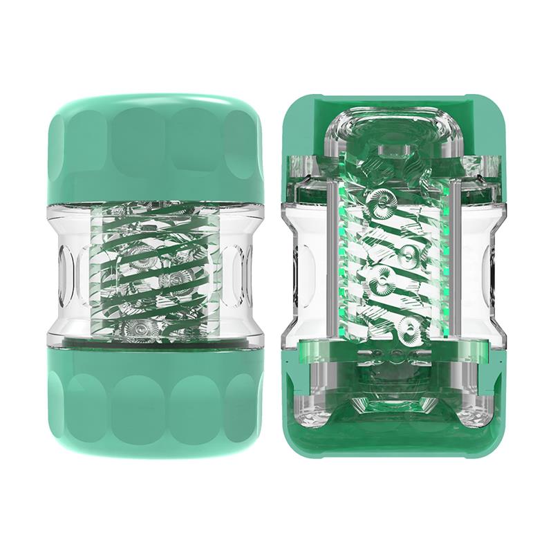 CHISA - SPIRAL SUPPLE MASTURBATOR GREEN
