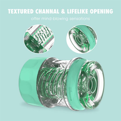 CHISA - SPIRAL SUPPLE MASTURBATOR GREEN