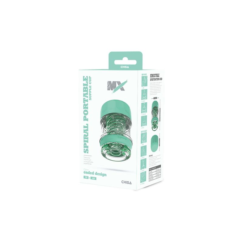 CHISA - SPIRAL SUPPLE MASTURBATOR GREEN