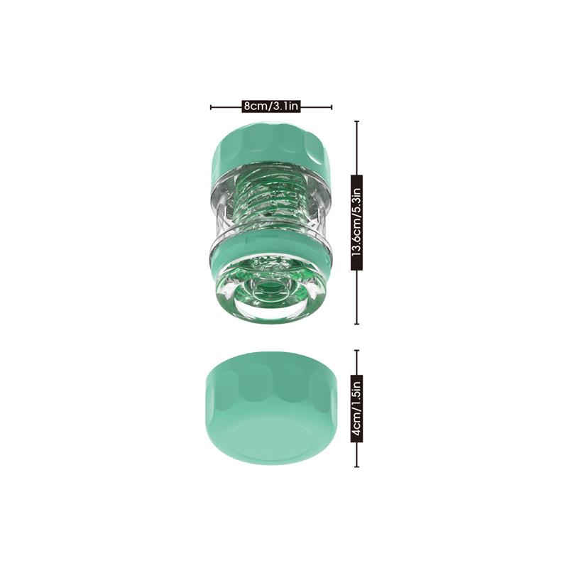 CHISA - SPIRAL SUPPLE MASTURBATOR GREEN