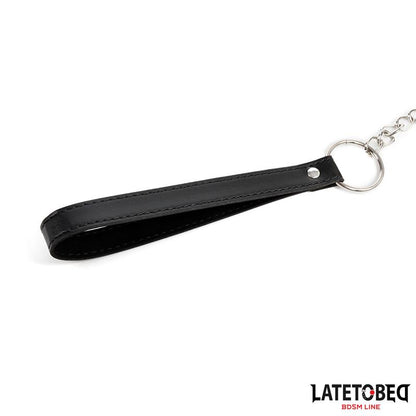 LATETOBED BDSM LINE - SPONGE COLLAR WITH LEASH