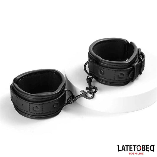 LATETOBED BDSM LINE - SPONGE LINED HANDCUFFS