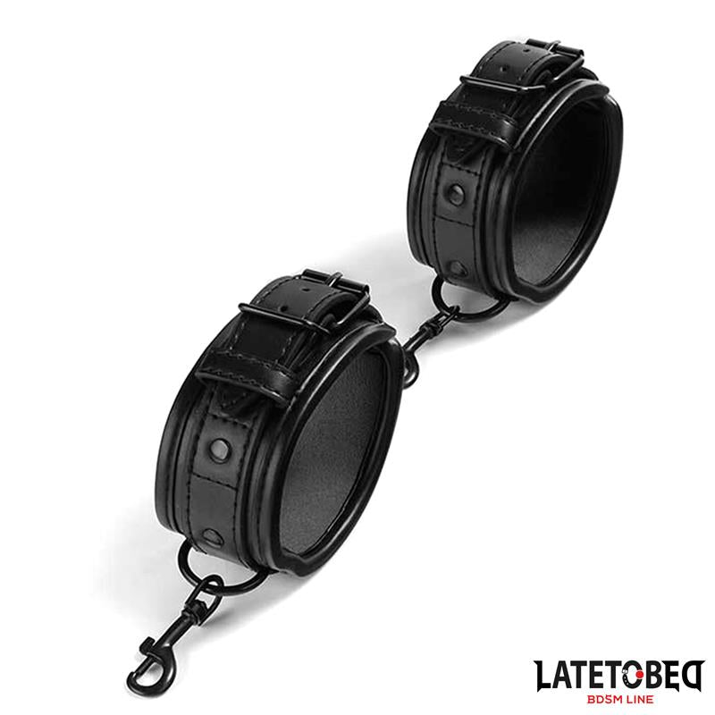 LATETOBED BDSM LINE - SPONGE LINED HANDCUFFS
