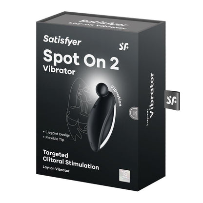 SATISFYER - SPOT ON 2 LAY-ON VIBRATOR BLACK