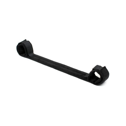 BONDAGE PLAY - SPREADER BAR WITH 2 CUFFS BLACK