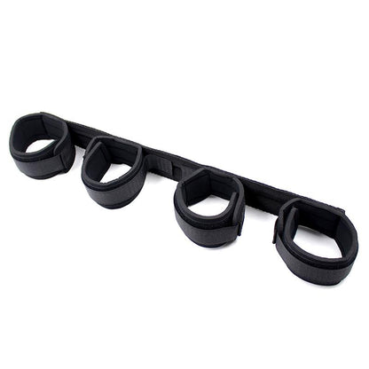 LATETOBED BDSM LINE - SPREADER BAR WITH RIGID BAR AND SOFT CUFFS