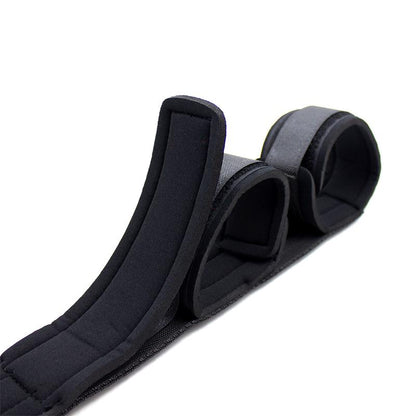 LATETOBED BDSM LINE - SPREADER BAR WITH RIGID BAR AND SOFT CUFFS