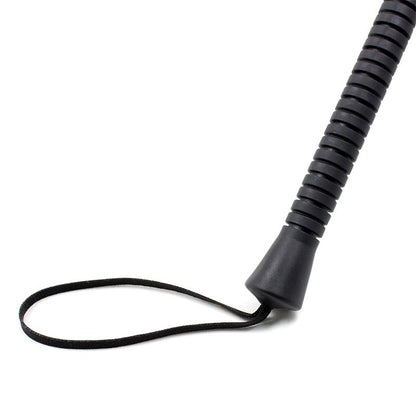 LATETOBED BDSM LINE - SQUARE RIDING CROP WITH SILVER STUDS 53 CM