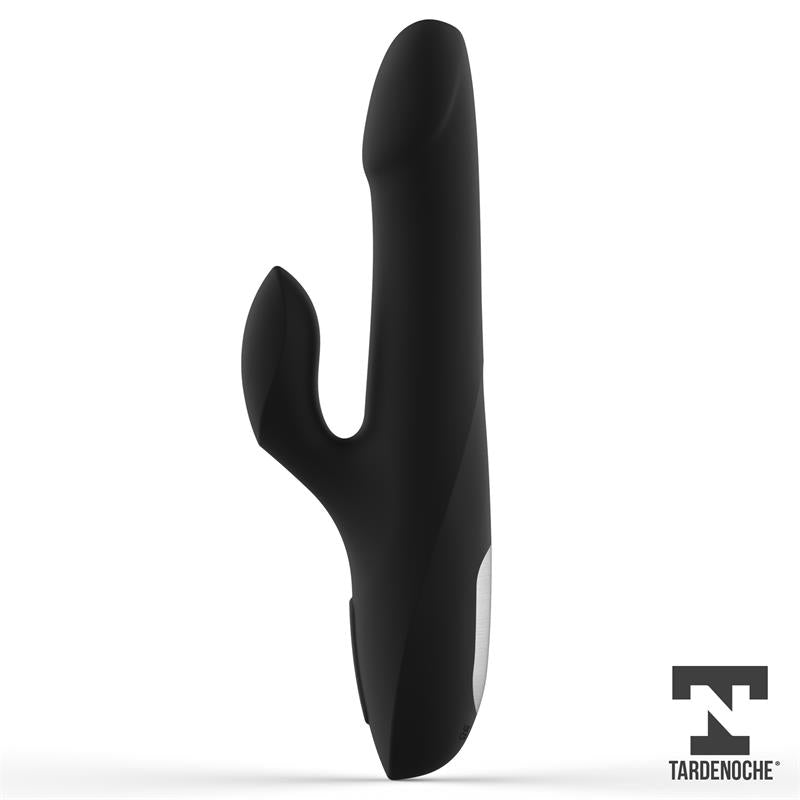 TARDENOCHE - SQUIDY VIBE WITH THRUSTING MOVEMENT AND ROTATING BEADS USB SILICONE