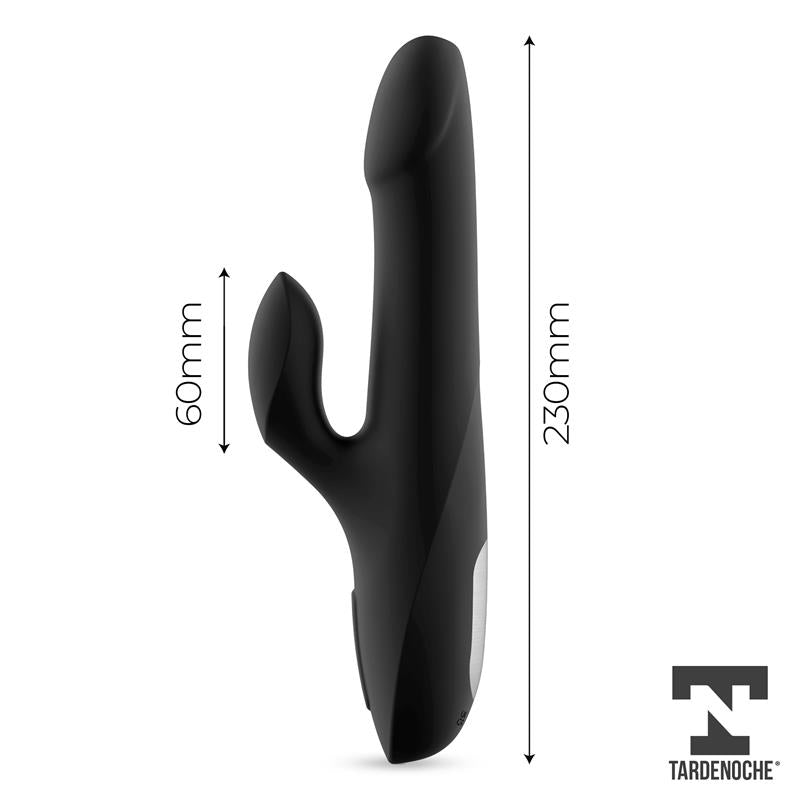 TARDENOCHE - SQUIDY VIBE WITH THRUSTING MOVEMENT AND ROTATING BEADS USB SILICONE