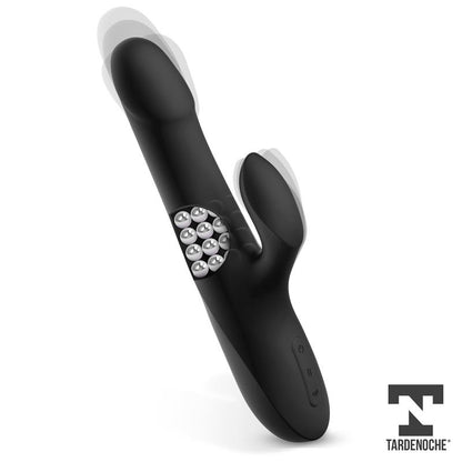 TARDENOCHE - SQUIDY VIBE WITH THRUSTING MOVEMENT AND ROTATING BEADS USB SILICONE