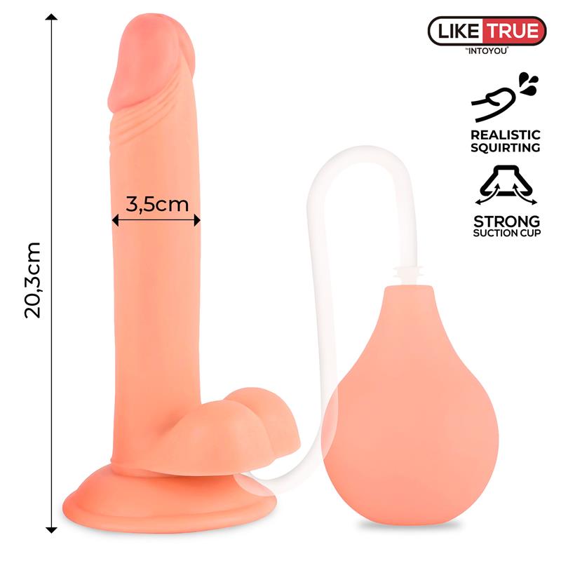 LIKETRUE - SQUIRTZ SQUIRTING REALISTIC DILDO 8 - 20.3 CM