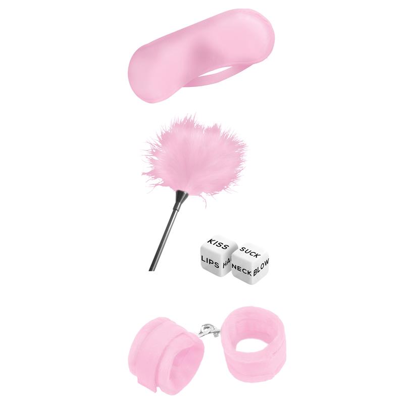 INTOYOU BDSM LINE - STARTERS BONDAGE SET 4 PIECES PINK