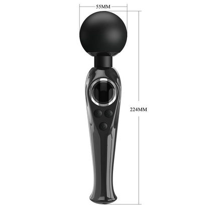 PRETTYLOVE - STAVROS THE GREAT WAND WITH DIGITAL SCREEN BLACK