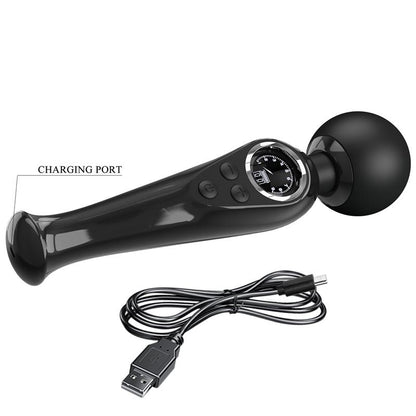 PRETTYLOVE - STAVROS THE GREAT WAND WITH DIGITAL SCREEN BLACK