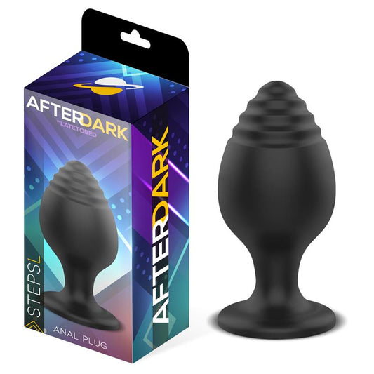 AFTERDARK - STEPS BUTT PLUG SILICONE SIZE L 9 CM X 4.5 CM