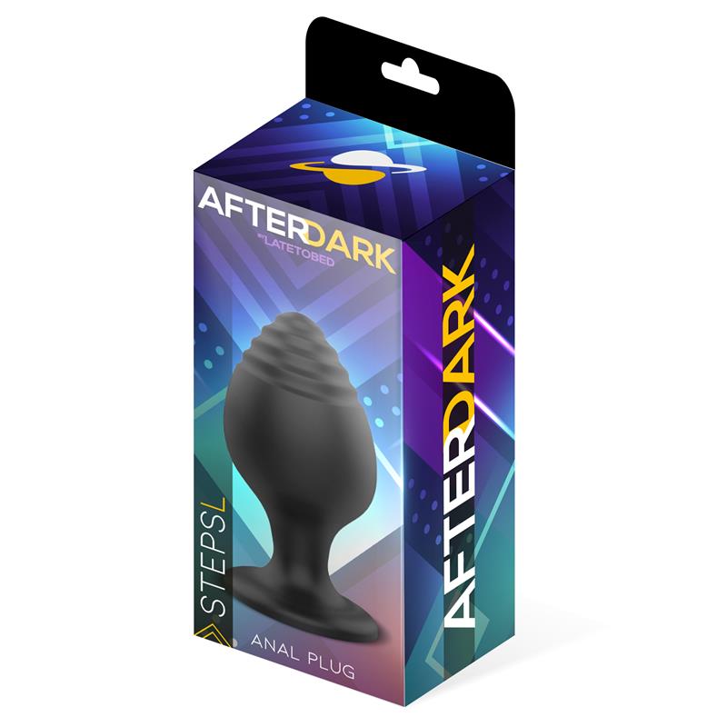 AFTERDARK - STEPS BUTT PLUG SILICONE SIZE L 9 CM X 4.5 CM