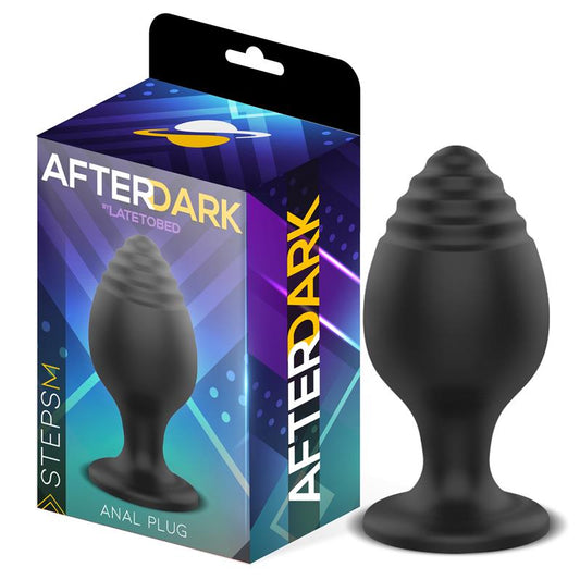 AFTERDARK - STEPS BUTT PLUG SILICONE SIZE M 7.2 CM X 3.5 CM