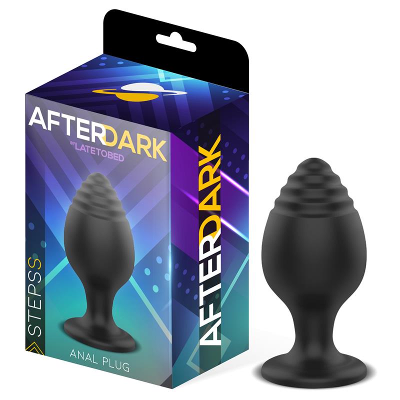 AFTERDARK - STEPS BUTT PLUG SILICONE SIZE S 6 CM X 3 CM