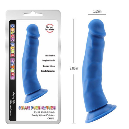 CHISA - STEVEN.R LIQUID SILICONE DILDO BLUE 22.5CM