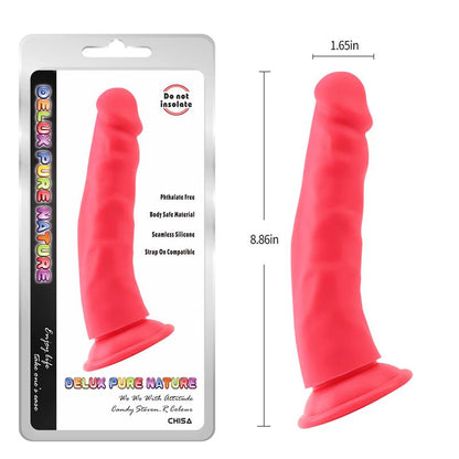 CHISA - STEVEN.R LIQUID SILICONE DILDO RED 22.5CM