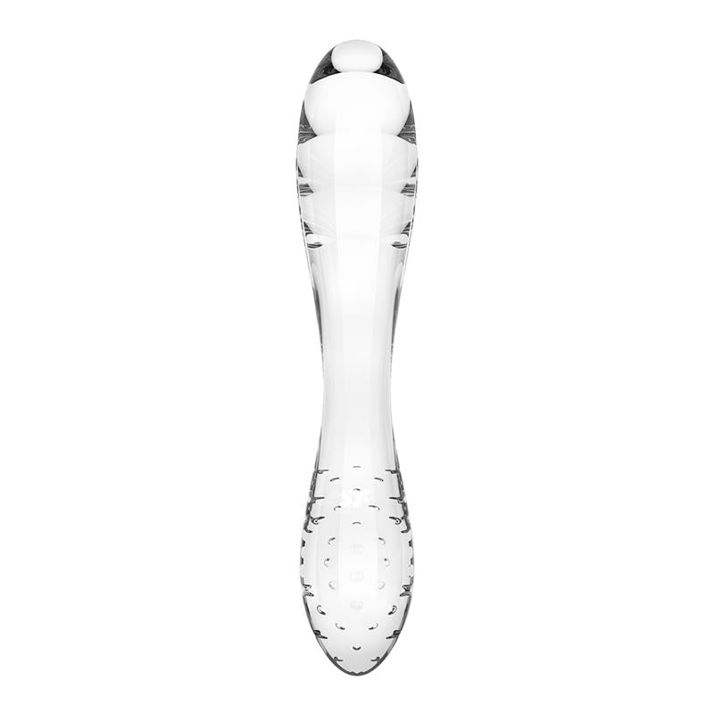 SATISFYER - ESTIMULADOR DE CRISTAL DAZZLING CRYSTAL 1 HOT AND COLD TRANSPARENTE