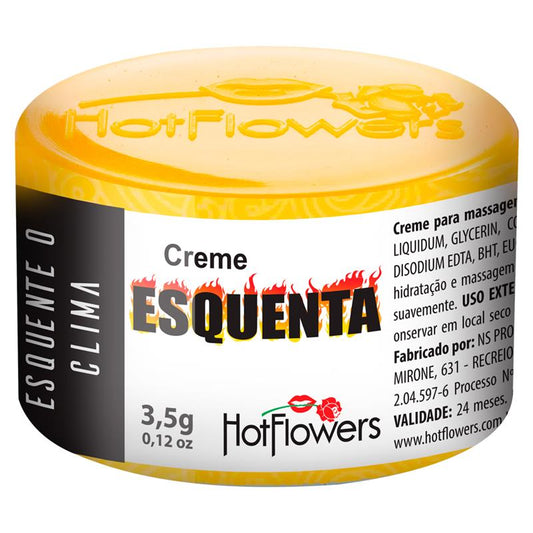 HOT FLOWERS - STIMULATING CREAM HEAT EFFECT UNISEX