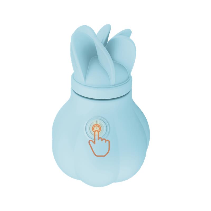 ADRIEN LASTIC - STIMULATOR CARESS VIBRATION AND ROTATION LIGHT BLUE