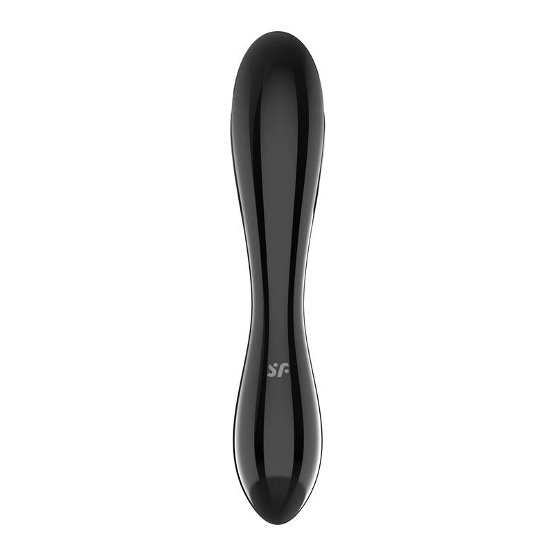 SATISFYER - STIMULATOR DAZZLING CRYSTAL 1 HOT AND COLD BLACK