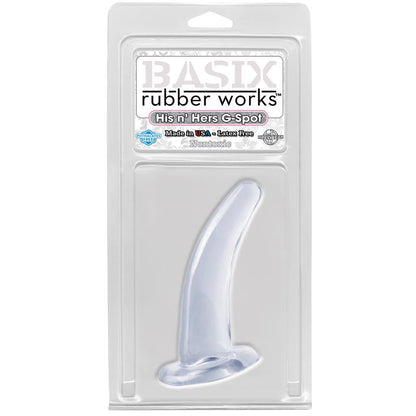 BASIX RUBBER WORKS - STIMULATOR HIS AND HERS G SPOT CLEAR