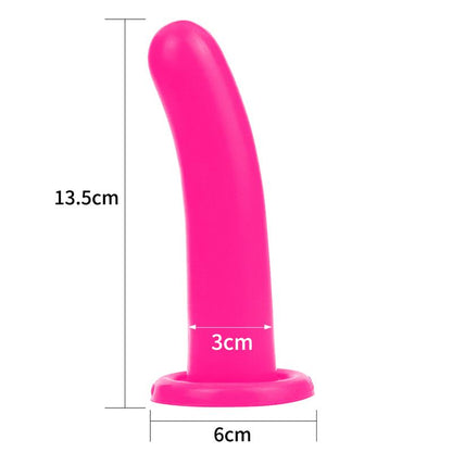 LOVETOY - STIMULATOR HOLY DONG 5.5 LIQUID SILICONE PINK