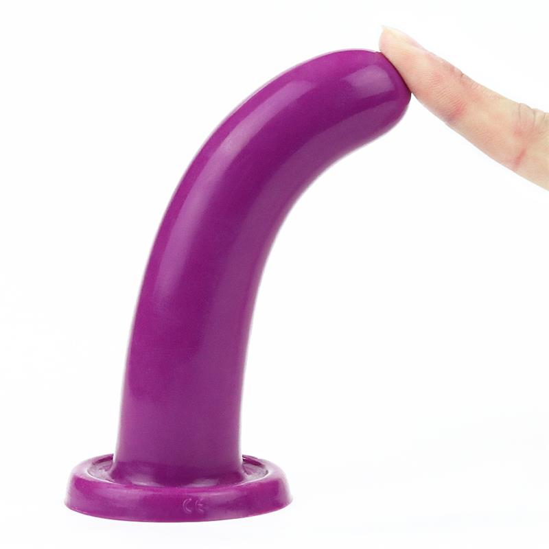 LOVETOY - STIMULATOR HOLY DONG 5.5 LIQUID SILICONE PURPLE