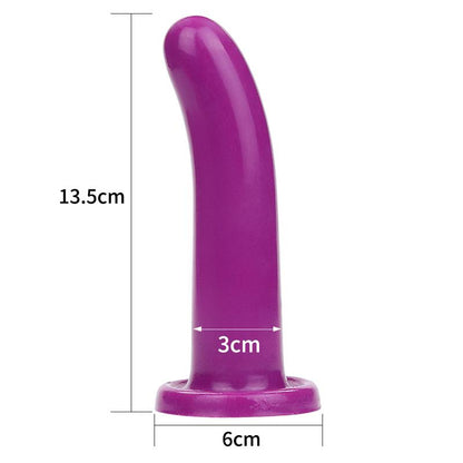 LOVETOY - STIMULATOR HOLY DONG 5.5 LIQUID SILICONE PURPLE