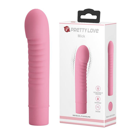PRETTYLOVE - STIMULATOR MICK SILICONE PINK