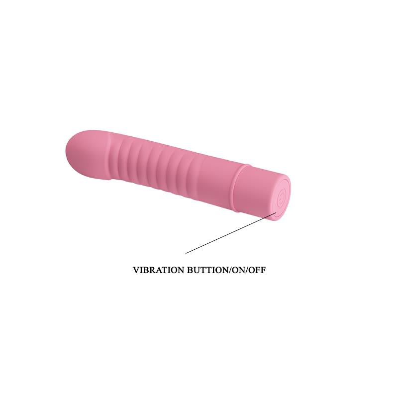 PRETTYLOVE - STIMULATOR MICK SILICONE PINK