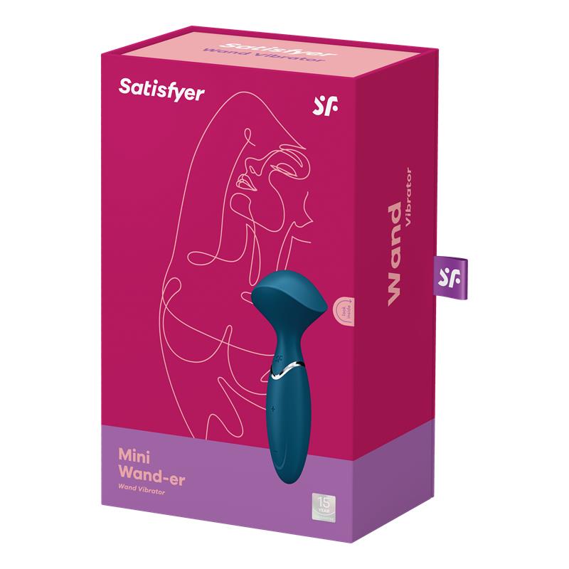 SATISFYER - STIMULATOR MINI WAND-ER BLUE