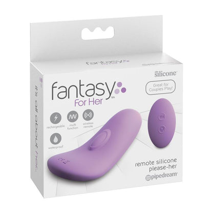 FANTASY FOR HER - ESTIMULADOR CON CONTROL REMOTO DE SILICONA PLEASE-HER