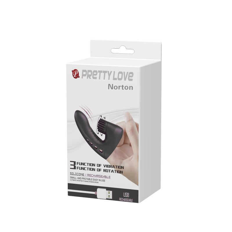 PRETTYLOVE - STIMULATOR ROTATOR MAGIC DRILL USB SILICONE