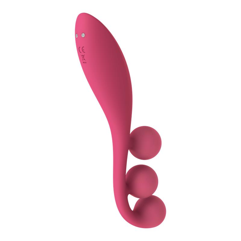 SATISFYER - STIMULATOR TRI BALL 1 RED