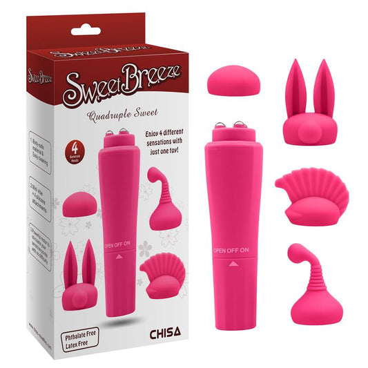 CHISA - STIMULATOR WITH 4 HEADS SWEET