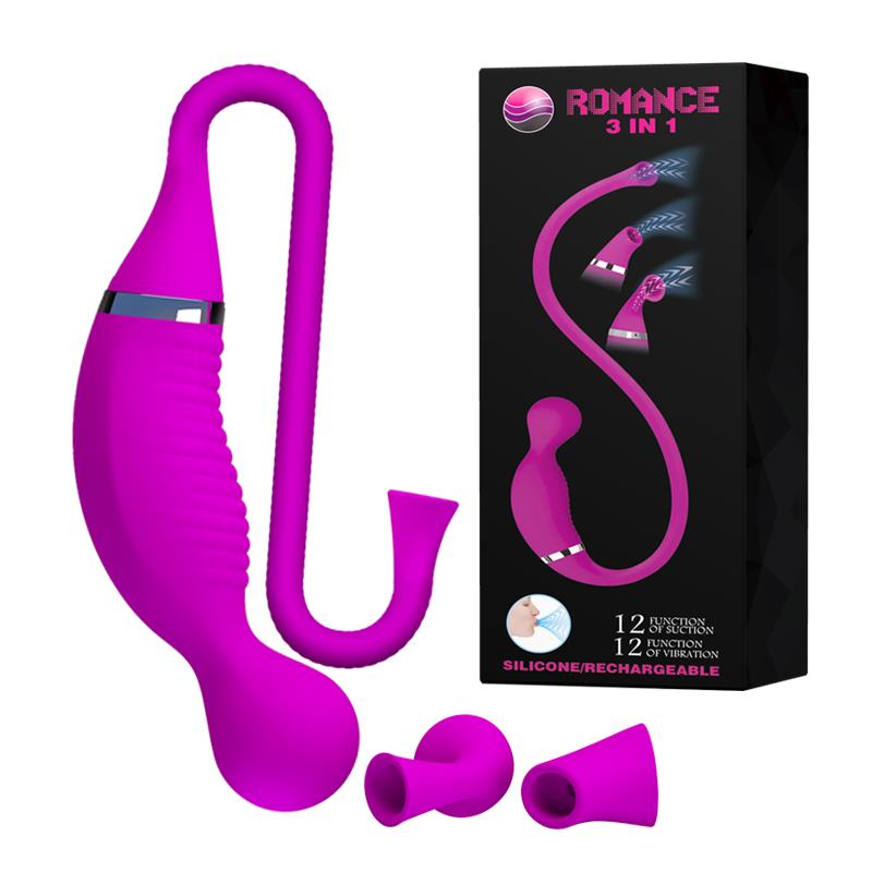 ROMANCE - STIMULATOR WITH SUCTION 3 IN 1