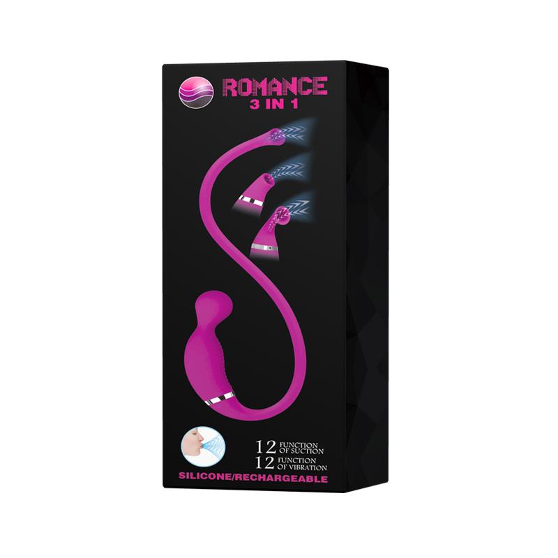 ROMANCE - STIMULATOR WITH SUCTION 3 IN 1