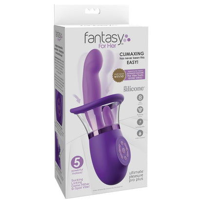 FANTASY FOR HER - STIMULATOR WITH TONGE AND SUCTION ULTIMATE PLEASURE PRO PLUS